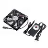 Ventoinha de Alto Fluxo de Ar Alta Velocidade 12cm 220V Gabinete de Computador Host Chassi Suporte de Resfriamento para Placa de Vídeo Roteador
