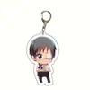 En nombre de Tokyo Ghoul Llavero de acrílico de doble cara Colgante tipo Jin Muyan Animación periférica
