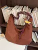 Bolsa de Ombro Transfronteiriça Estilo Coreano, Moda para o Dia a Dia, Grande Capacidade, Versátil, Tendência, Alta Qualidade, Vintage Fosco, Bolsa Dumpling
