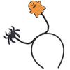 Tocado de Halloween Transfronterizo Accesorios para el Cabello Exagerados Forma Retorcida Tocado de Araña de Halloween Diadema de Calabaza Diadema del Festival de los Fantasmas