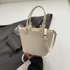 Bolso de Mano con Patrón de Lichi Coreano para Mujer 2026 Nuevo de Moda Primavera Moda Bolso Cubo Bolso Cruzado