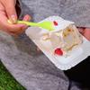 Tenedor y Cuchara Desechables de Plástico Grueso Esmerilado Pequeño Pastel Cuchara de Postre Tenedor Empaquetado Individualmente Tenedor para Ensalada de Frutas