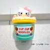 Balde de Pipoca Gatinho 3D Criativo Feito à Mão DIY Cola de Creme Resina Pequenos Acessórios Charms para Crocs Pacote de Materiais