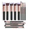 Conjunto de Pincéis de Maquiagem Mais Vendido Internacionalmente Pincel para Pó Pincel para Blush Pincel para Sombra Processamento Personalização Atacado no Local Fábrica Fonte