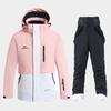 25 Trajes de Esquí Estilo Coreano para Hombres y Mujeres, Cortavientos, Impermeables, Cálidos, Chaquetas de Pareja, Chaquetas y Pantalones de Esquí para Tabla Única y Doble