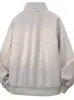 Nueva chaqueta de vuelo de alta calidad transfronteriza para hombre con cuello alto, chaqueta de cuello de béisbol, ropa exterior casual, chaqueta de moda estilo americano
