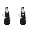 Delantal de frutería fresco supermercado ropa de trabajo personalizada impresión de logotipo catering especial mujeres y hombres red popular impermeable