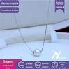10-11mm Pérola de Água Doce Passepartout Colar Pingente S925 Luz de Prata Único Conta Clássica Jóias Fornecimento Direto Transfronteiriço