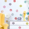 Pegatinas de Pared de Puntos Irregulares Coloridos Transfronterizos para Habitación Infantil Dormitorio, Pegatinas Decorativas Adhesivas Removibles
