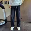 Jeans vintage desgastados lavados para hombre, modernos y elegantes, pantalones rectos holgados, nuevos pantalones casuales versátiles de primavera y otoño