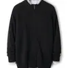 Otoño Invierno 2026 Nuevo Cárdigan 100% Lana para Hombre Cuello Semi-Alto Grueso Suéter Casual Versátil Holgado Tejido Prendas de Abrigo