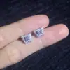 Brincos Transfronteiriços de Prata Esterlina S925, Brincos de Moissanita, Borboleta Mini, Estilo Coreano, Simples Elegantes, Brincos de Moissanita