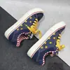 Zapatos Deportivos Casuales con Suela Gruesa, Rayas y Estrellas, Cordones Frontales, Bloques de Color y Suela Baja, para Estudiantes, Temporada Primavera y Otoño 2026