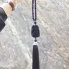 Pingente de carro venda quente esmalte requintado obsidiana três reinos Guan Gong pingente de carro venda quente acessórios para carro imitação de ágata preta ornamentos