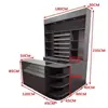 Combinación de gabinete para cigarrillos y licores, mostrador de caja de supermercado, gabinete trasero, estante multifuncional, mostrador de bar, vitrina de exhibición de productos, uso comercial integrado