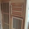 Sauna móvil personalizada, sauna móvil de infrarrojos lejanos para el hogar, doble sala de sudoración, salón de belleza para el hogar, sala de sudoración