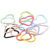 Mosquetón Colorido Pintado en Forma de Corazón Hebilla para Bolso Hecha a Mano Llavero Materiales para Joyería Accesorios en Stock