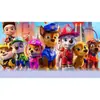 Equipo de Patrulla Fronteriza Fondo de Cumpleaños Fiesta de Perros Paw Patrol Decoración Pancarta Escenario Accesorios Bandera