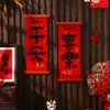 2026 Año del Caballo Año Nuevo Festival de Primavera Pareados Decoraciones Colgantes para Puerta, Sala de Estar, Puerta de Entrada, Decoración para Ambiente de Año Nuevo
