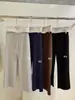 Pantalones Casuales Suaves WGWE Estilo Coreano de Otoño con Cintura Alta de Cordón, Pierna Recta con Caída, Pantalones Deportivos Elásticos Adelgazantes W10787