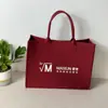 Bolsa de Fieltro Estilo Nuevo 2026, Bolso Tote de Compras Grande de Moda, Bolsa de Regalo Promocional con Logo Personalizable