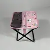 Suministrado directamente por el fabricante, taburete plegable mini portátil para uso en exteriores, adecuado para montar puestos, dibujar y ocio, se puede imprimir con un logotipo