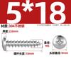 Acero Inoxidable 304 Tornillo Autorroscante de Cabeza Redonda Phillips Cabeza Pequeña Redonda Cabeza de Sartén Cola Puntiaguda Tornillo para Madera Tornillo M2M3M4M5M6