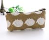 Bolsa de Lápis de Lona Cactus Flamingo Coreano Minimalista Masculino e Feminino Estudantes do Ensino Médio Pequena Bolsa de Lápis com Zíper