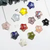 Atacado cola de cristal natural gota estrela pequena feita à mão acessórios pingente diy pingente decorações presente