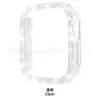 Aplicável para Apple Watch S1/S2 Capa Protetora de Strass de Duas Fileiras Apple Watch S1/S2 Galvanizado Strass Embutido Capa Dupla Fileira Oca