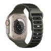 Correa de Silicona de Dos Tonos con Tres Perlas Adecuada para Apple Watch 678910 Generación iWatch Ultra S11 Pulsera de Tres Perlas
