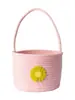 Bolsa Arco-Íris Presente de Acompanhamento Festa do Mês do Bebê Presente de Retorno Caixa de Presente Cesta para Arranjo de Flores Tecida à Mão de Mão