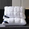 Venta al por mayor de fabricantes de núcleos de almohada, un par de almohadas para la columna cervical, núcleos de almohada para dormitorios de hotel de cinco estrellas, ropa de cama