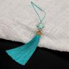 Acessórios para Marcador de Página com Borla de Nó Chinês Pequeno de 8cm Acessórios para Roupas Pingente de Coroa Joia Decoração Pingente DIY Cloisonné