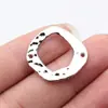 25x24mm 3g Multicolores Accesorios Zakka Conector Colgante Redondo Irregular Martillado
