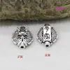 Chaveiro de pássaro em liga com contas semiacabado contas espaçadoras com contas DIY colar pulseira com contas atacado