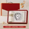 Conjunto de presentes corporativos com logotipo personalizado para celebração de aniversário da empresa, caixa de presente de copo de gelo de alto valor para clientes