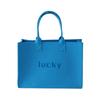 Bolso de Fieltro Bolso de Mano Logo Personalizado Bolso Tote de Gran Capacidad Bolso de Mano Regalo Publicidad Bolsa de Compras Personalización