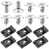 Tornillos Protectores de Defensa y Guardabarros de Coche Más Vendidos Clips Metálicos para Salpicadero Clips de Resorte en Forma de U Tuercas Carrocería de Coche