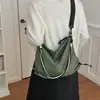 Bolso de hombro cruzado de otoño a cuadros simple de gran capacidad, nuevo, moda 2026, casual, elegante, versátil