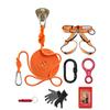 Dispositivo de Ralentización para Escalera de Incendios de Edificio Alto Cuerda de Escape Cuerda de Seguridad Kit de Supervivencia para Escape Anti-incendios