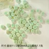 Cuentas Cerámicas de 12mm Hechas a Mano para Pulsera DIY, Collar, Aretes, Material para Bisutería, Accesorios de Joyería, Cuentas Planas para Estudiantes