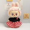 [Solo Ropa de Bebé] Ropa de Reemplazo para Muñeco de Peluche de Vinilo Labubu de 38 cm Falda Mokoko para Muñeco Labubu