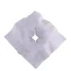 Toalla facial desechable con agujero cruzado, almohadilla a prueba de aceite para cama de masaje de salón de belleza, funda de almohada para la cabeza, cojín con agujero para la cara