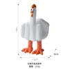 Amazon Cross-Border Novo Fofo Dedo do Meio Frango Artesanato de Resina Estátua de Animal Decorativa Decoração de Casa Sala de Estar