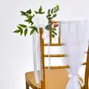 2026 Arreglo de Silla para Boda al Aire Libre Escandinava Flor de Respaldo de Silla Ramo Decoración Flor de Respaldo de Silla Atrezzo Fotografía de Boda Artificial Bosque