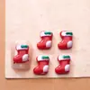 Acessórios de Nail Art de Desenho Animado de Natal Populares Transfronteiriços Papai Noel Tridimensional Fofo Árvore Acessórios de Unha Vestíveis Decorações