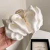 Novo Presilha de Cabelo de Nuvem Bolha de Cetim de Alta Qualidade com Laço Grande para Penteados, Presilha de Tubarão Grande para Mulheres