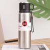 Copo Térmico de Aço Inoxidável 316, Copo para Preparar Chá de Grande Capacidade, Garrafa de Água Portátil para Esportes ao Ar Livre, Copo de Água para Carro, Personalização por Atacado