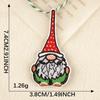 Sticker Bordado Original Emblema para Zapato Serie de Dibujos Animados de Santa Claus parche Accesorios para Prenda Accesorios Parche Adhesivo Sticker de Tela